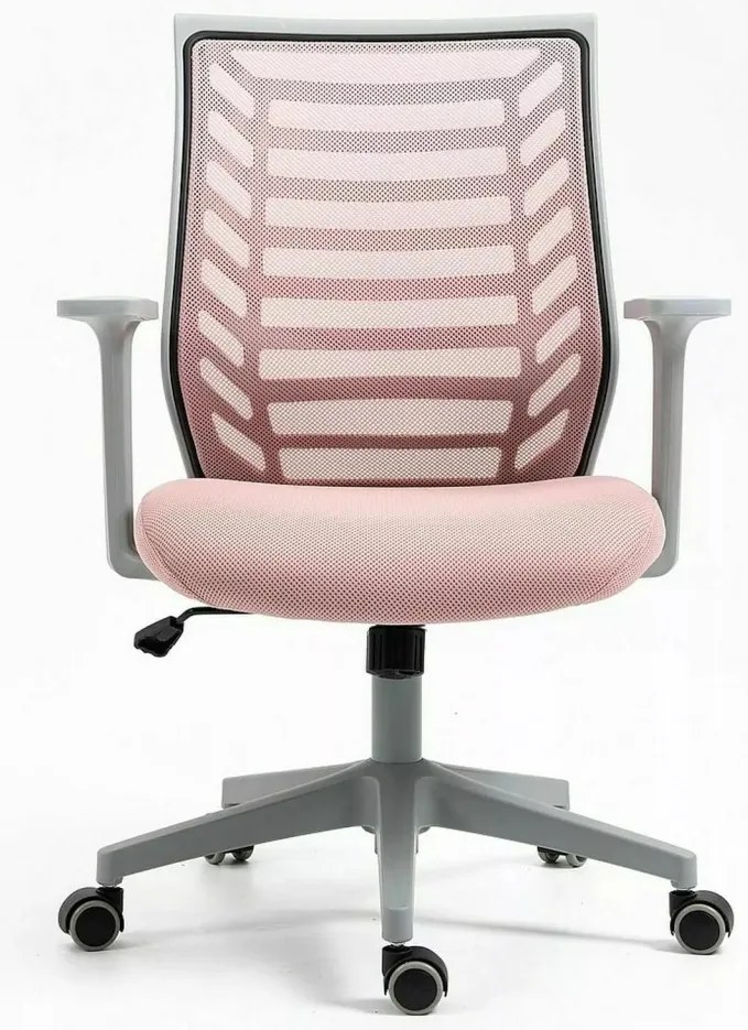 Scaun de birou Q320 roz/gri