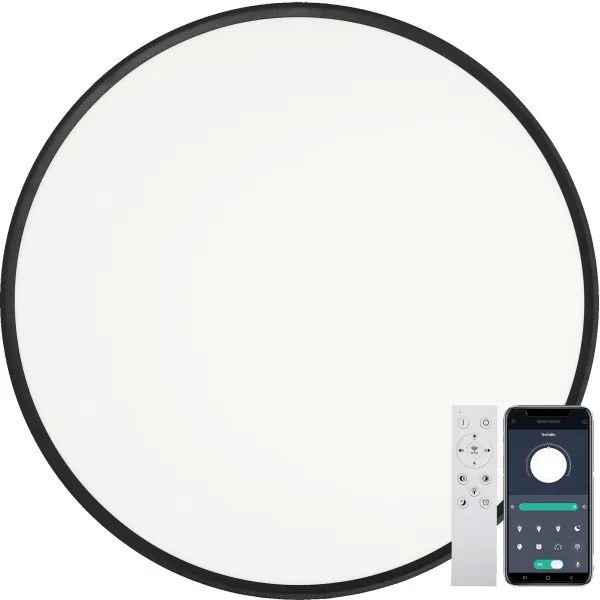 Fulgur s-43042-LED Corp de iluminat dimabil NOMY-RC LED/50W/230V 3000/4000/6500K IP40 negru + telecomandă