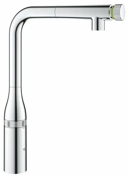 Baterie bucatarie cu dus extractibil Grohe Essence SmartControl crom