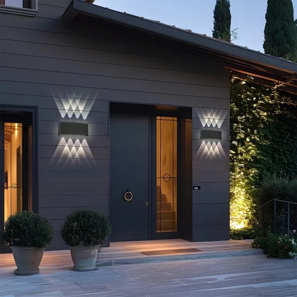 Brilagi - Aplica LED de exterior FLAREBOX LED/8W/230V negru IP65