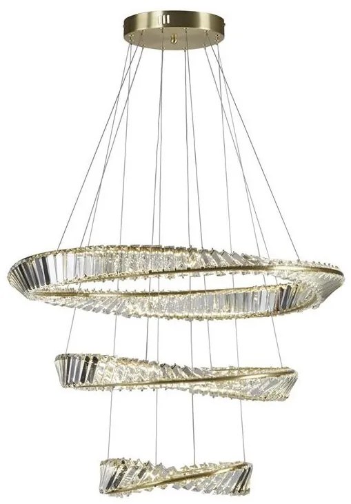 Lustra LED cristal design lux circular Tier 3