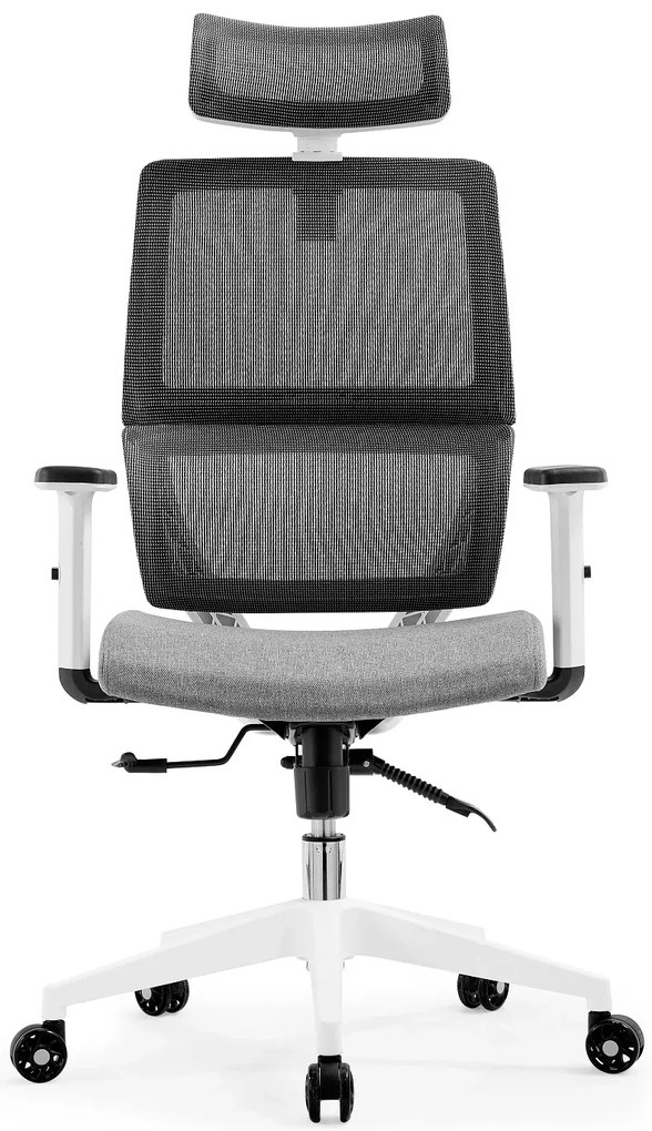 RESIGILAT- Scaun ergonomic Mars, Spătar Mesh, Suport lombar flexibil, Gri