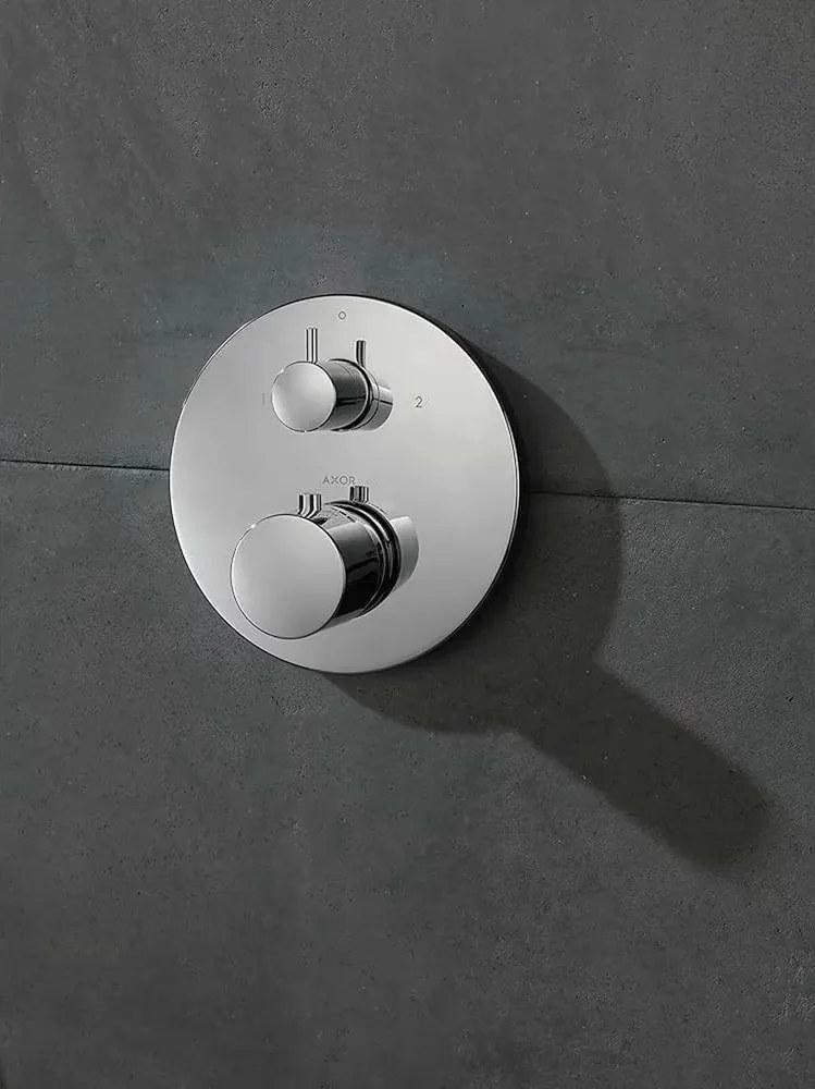 Baterie dus termostatata incastrata Hansgrohe Axor Uno cu divertor