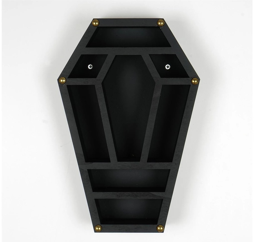 Raft decorativ de perete Ketina 1 (negru) . 1093676