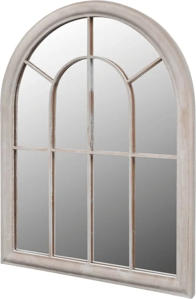 vidaXL Oglindă de grădină arcadă rustică 69x89 cm interior & exterior
