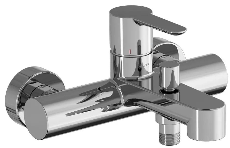 Ravak X070169 - baterie pentru cadă PURI, crom lucios