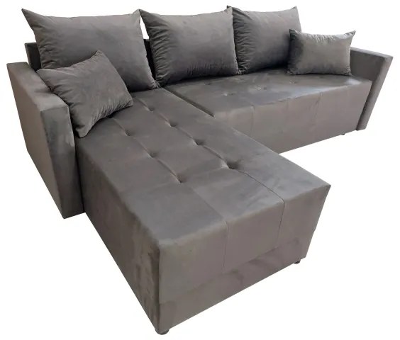 Colțar extensibil universal DUBLIN, tip L, gri