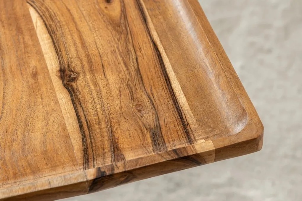 Masuta Laterala, Marmura, Lemn TRAYFUL