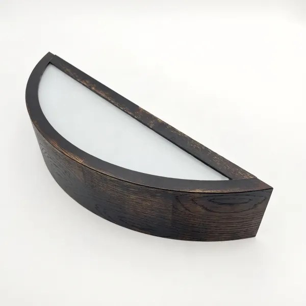 Brilagi - Aplică LED de perete CARVALHO SMOKEY 1xE27/60W/230V, stejar