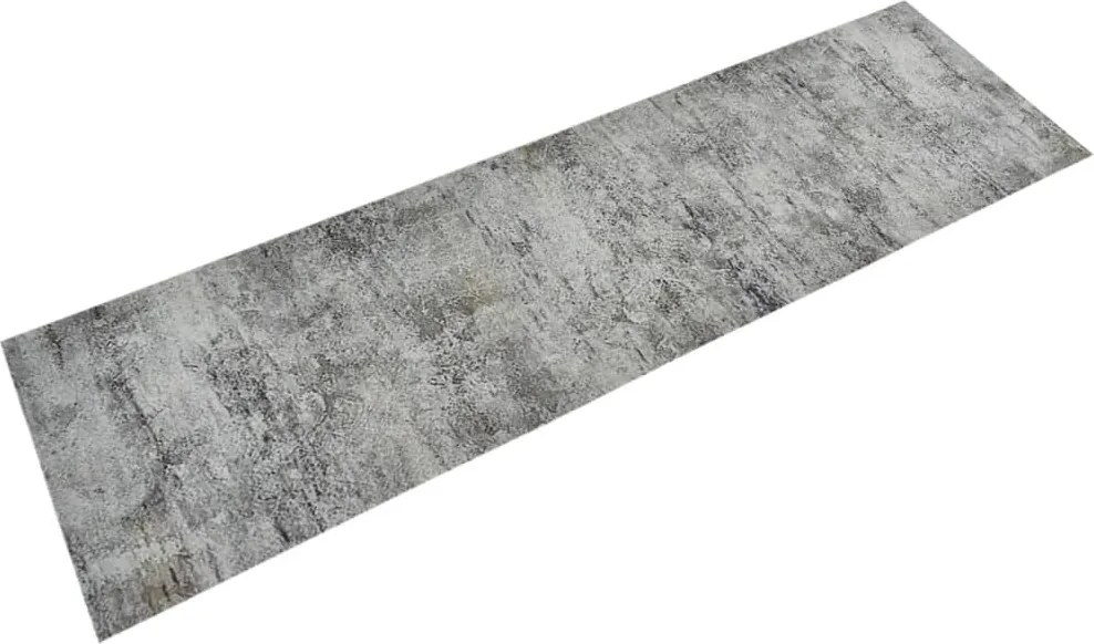 vidaXL Covor de bucătărie lavabil Beton, 45x150 cm, catifea