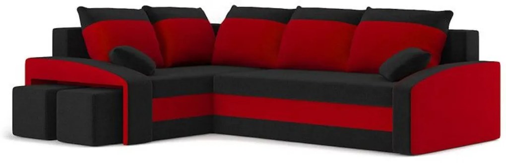 Supermobel Colțar extensibil TABIT 3,230x75x205, haiti 17/haiti 0, dreapta