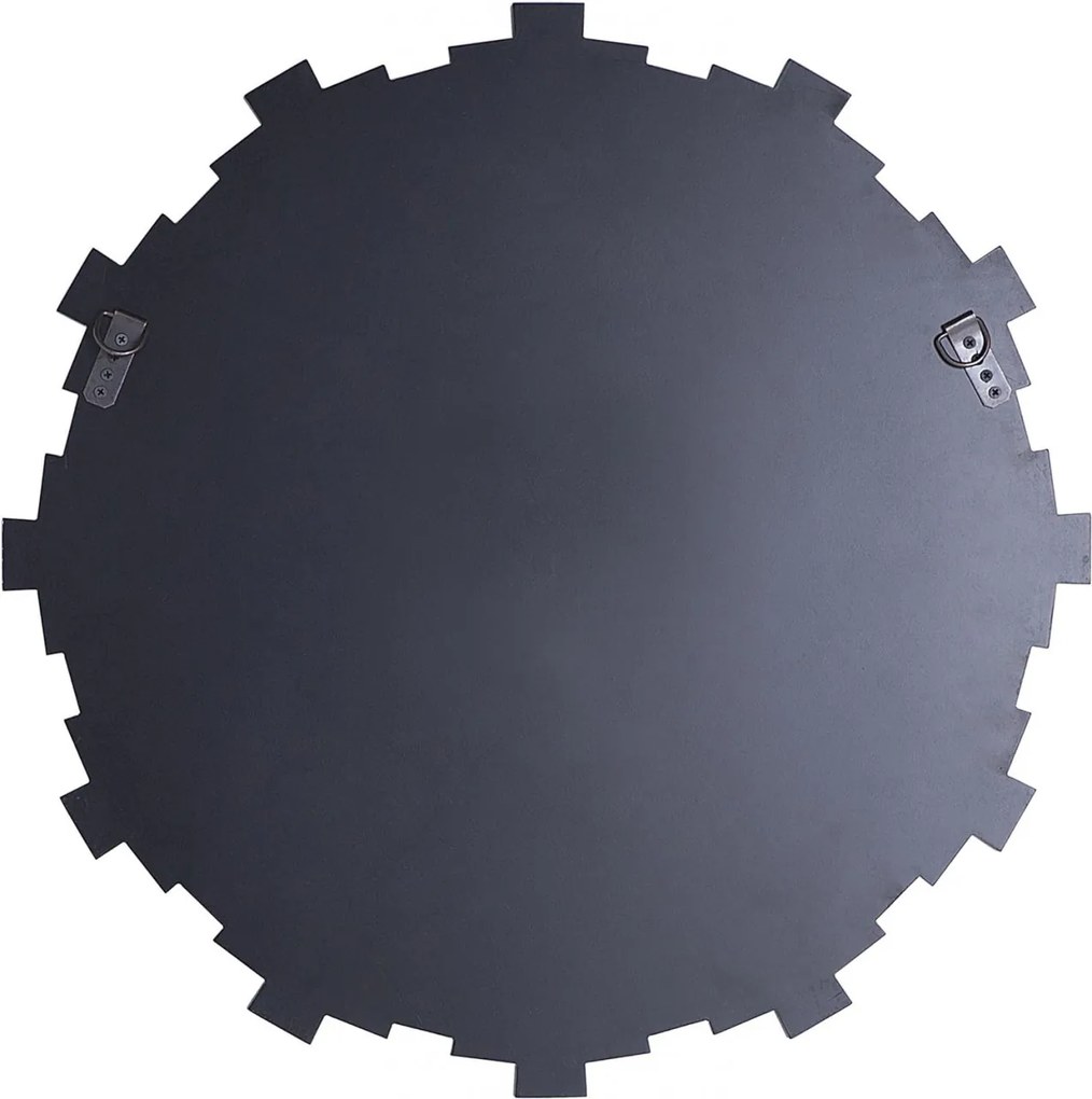 OGG206 - Oglinda ornamentala 70 cm, pentru perete, dormitor, living - Argintie