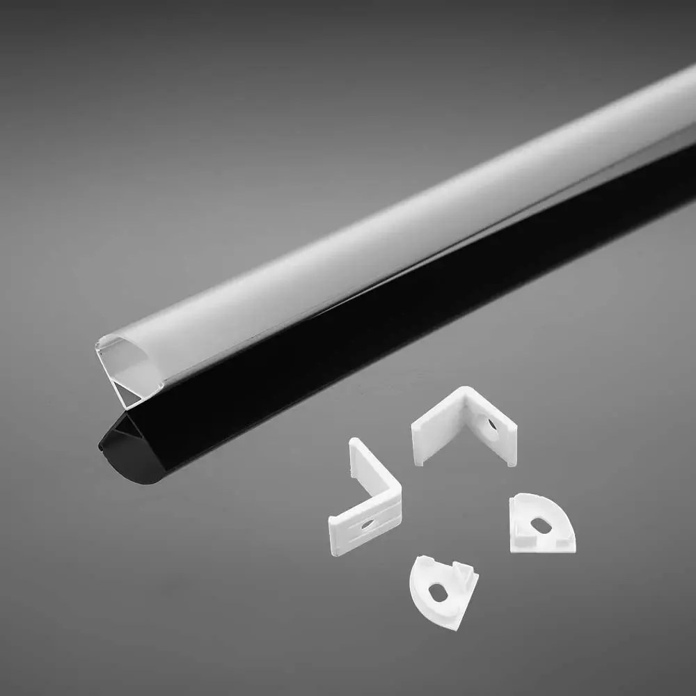 Profil Banda LED, Aplicat (PT), Aluminiu + Alb Mat, 2m