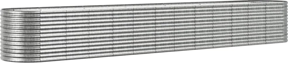 vidaXL Strat înălțat grădină 512x80x68 cm oțel vopsit electrostatic