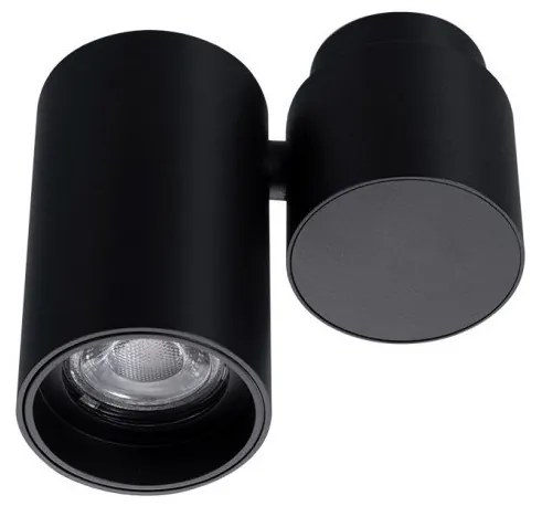 Spot modern directionabil aplicat tavan/plafon MAKALU 1 GU10 negru