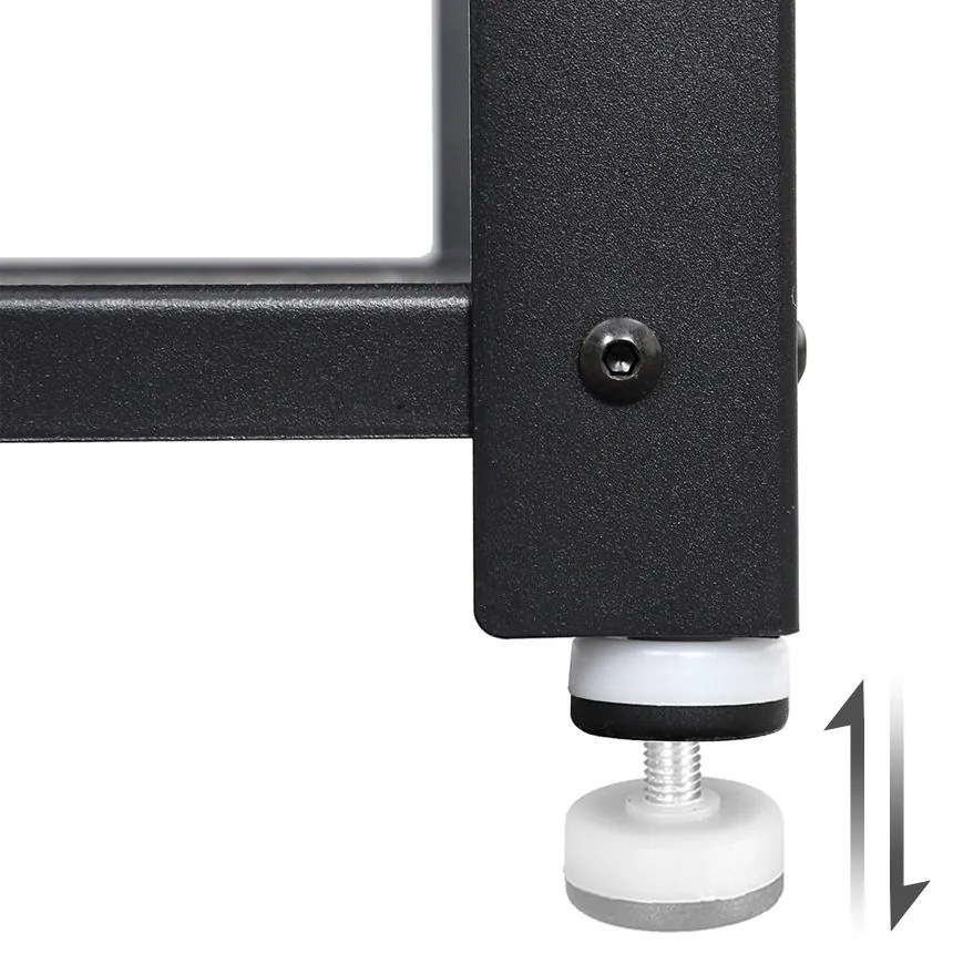 Bancă pentru hol cu spațiu pentru pantofi INDY, 73x30x45cm, maro/negru Vasagle