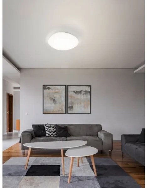 Eglo 98228 - Plafonieră LED dimabilă SILERAS-A LED/36W/230V, Ø60 cm + telecomandă