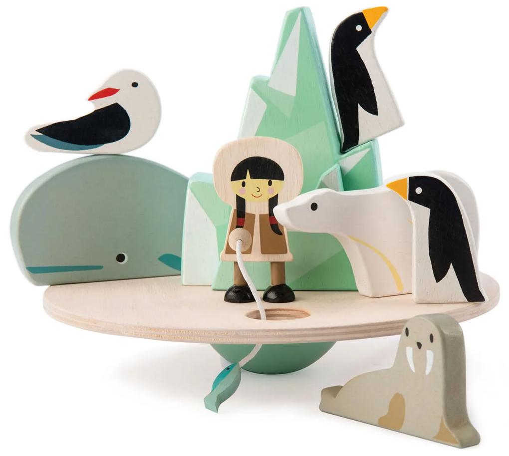 Tender Leaf Toys - Aisberg plutitor din lemn - Balancing Polar Circle