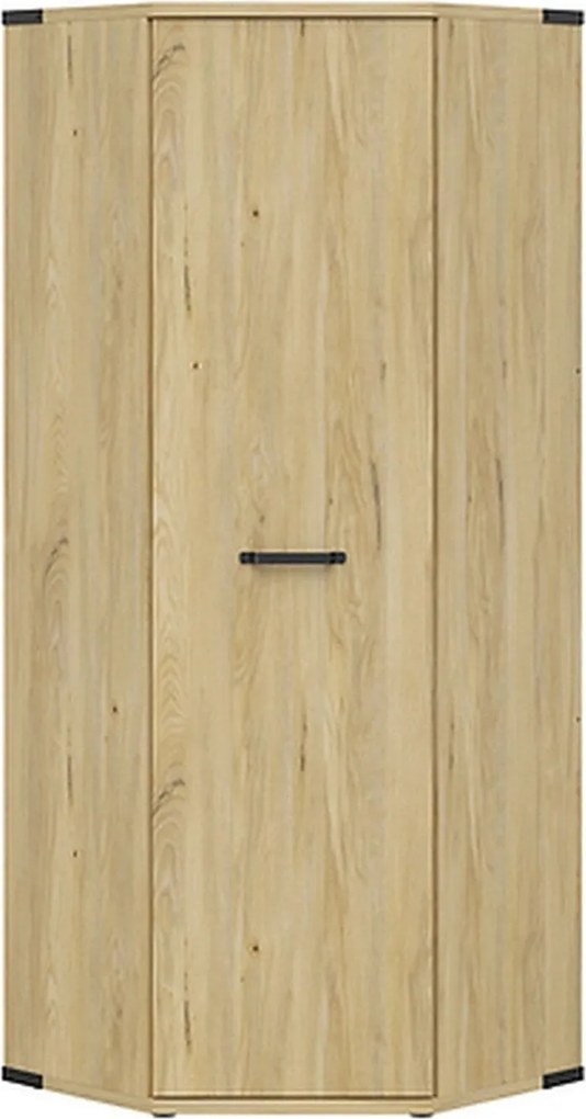 Dulap LARA, stejar, PAL, cu o usa, 75x75x198 cm