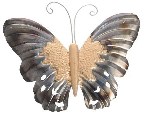 Tablou creativ, fluture metalic