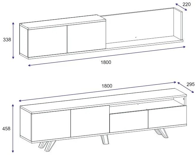 Mobilier living Valobe 2 (pin atlantic) . 1095669