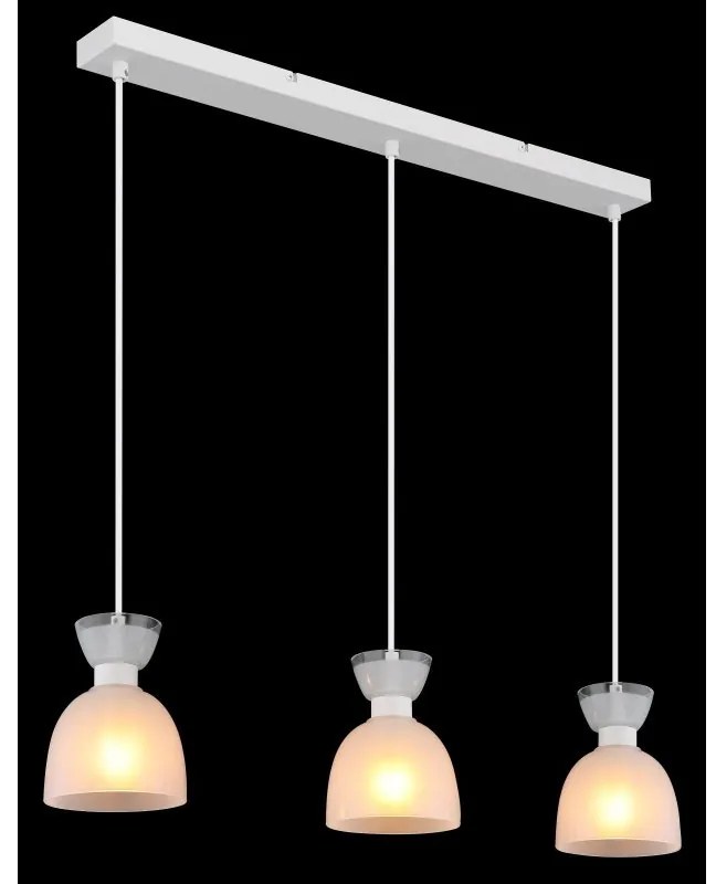 Lustra suspendata design decorativ MASSEY alb 15769W-3 GL