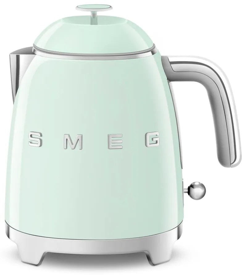 Ceainic electric verde deschis din oțel inoxidabil 800 ml Retro Style – SMEG