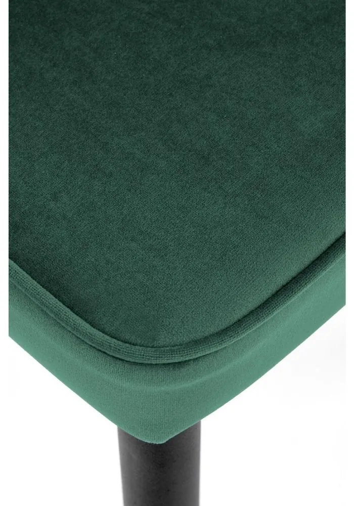 Scaun de bucaterie Dio, verde/negru