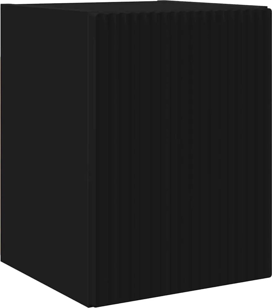 vidaXL Dulap TV de perete Negru 30 x 31 x 40 cm Lemn compozit