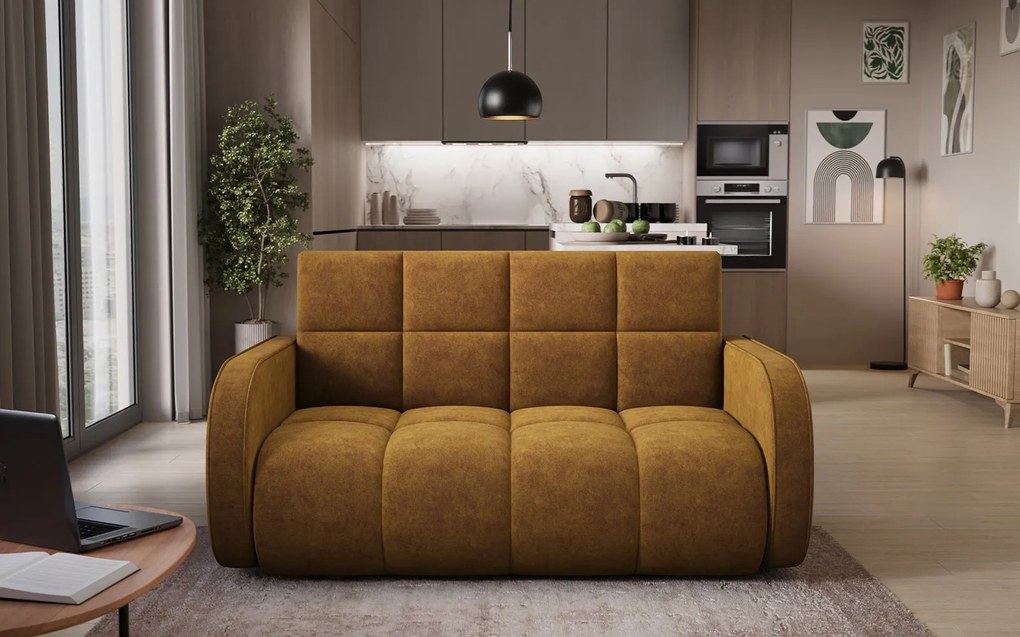 Canapea lemn masiv extensibilă Deverin 154×103 cm Personalizabilă - royal 18