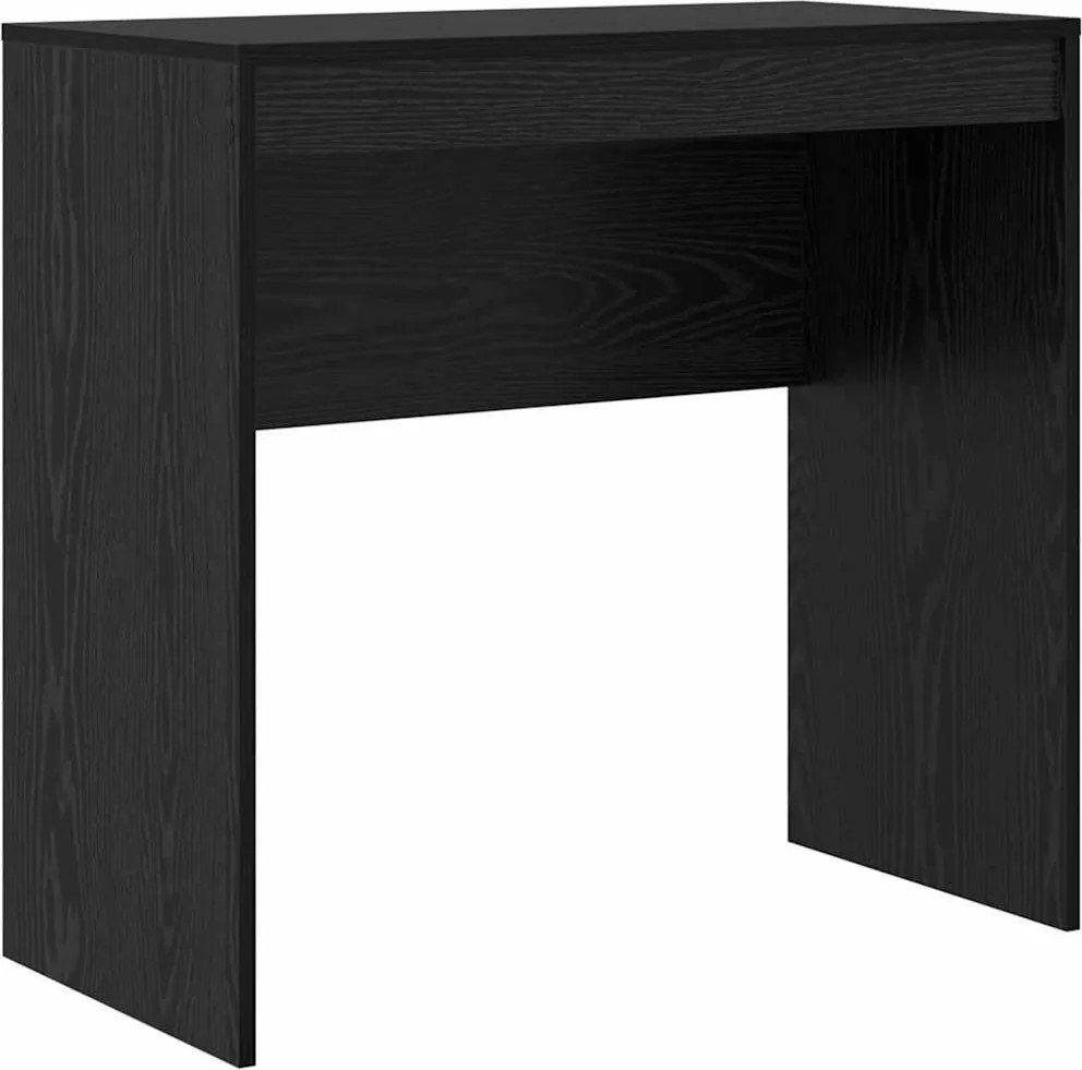 vidaXL Birou Stejar Negru 80 x 40 x 76 cm