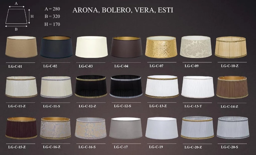 Veioza design clasic realizata manual, Vera