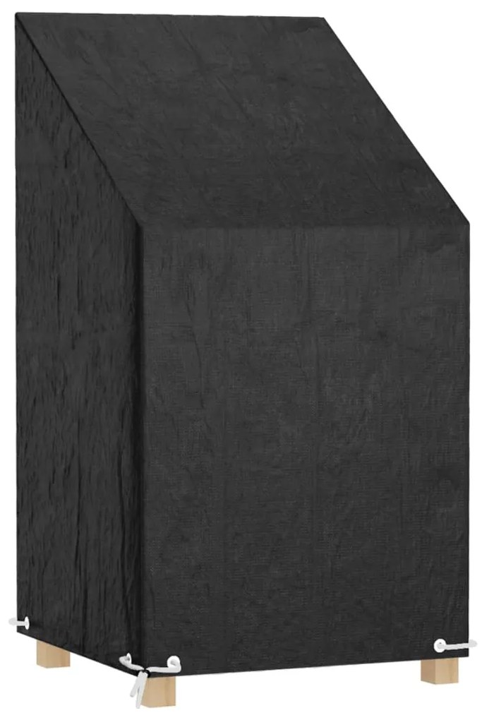 vidaXL Husă scaun grădină, 8 ocheți, 65x65x80/120 cm, polietilenă