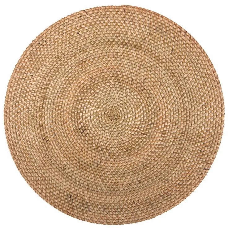 Suport din ratan pentru farfurie Tiseco Home Studio, ⌀ 36 cm, natural