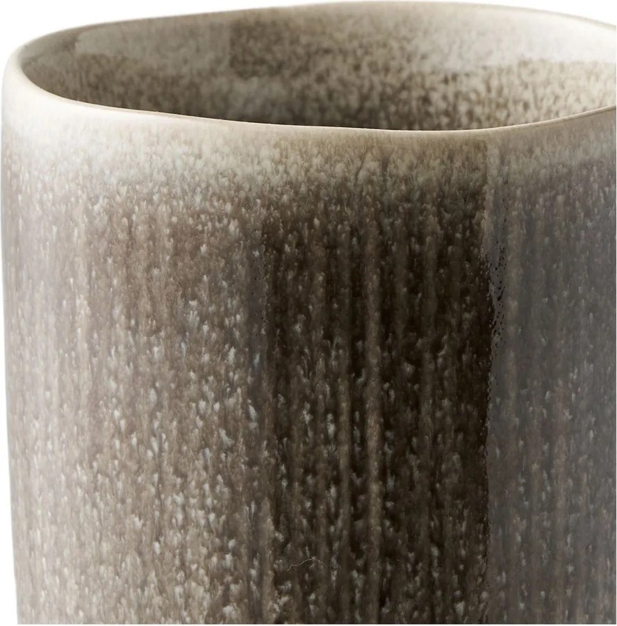 Cești grej 4 buc. din gresie ceramică 360 ml Viola – House Nordic