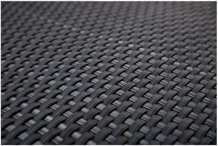 Paravan de balcon din Polyrattan 0,9x3m 1300g/m2 antracit