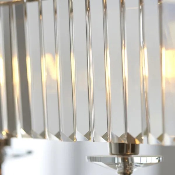 Endon 109058 - Lustră suspendată pe lanț, 4 x E14, 6 W, 230 V, crom lucios