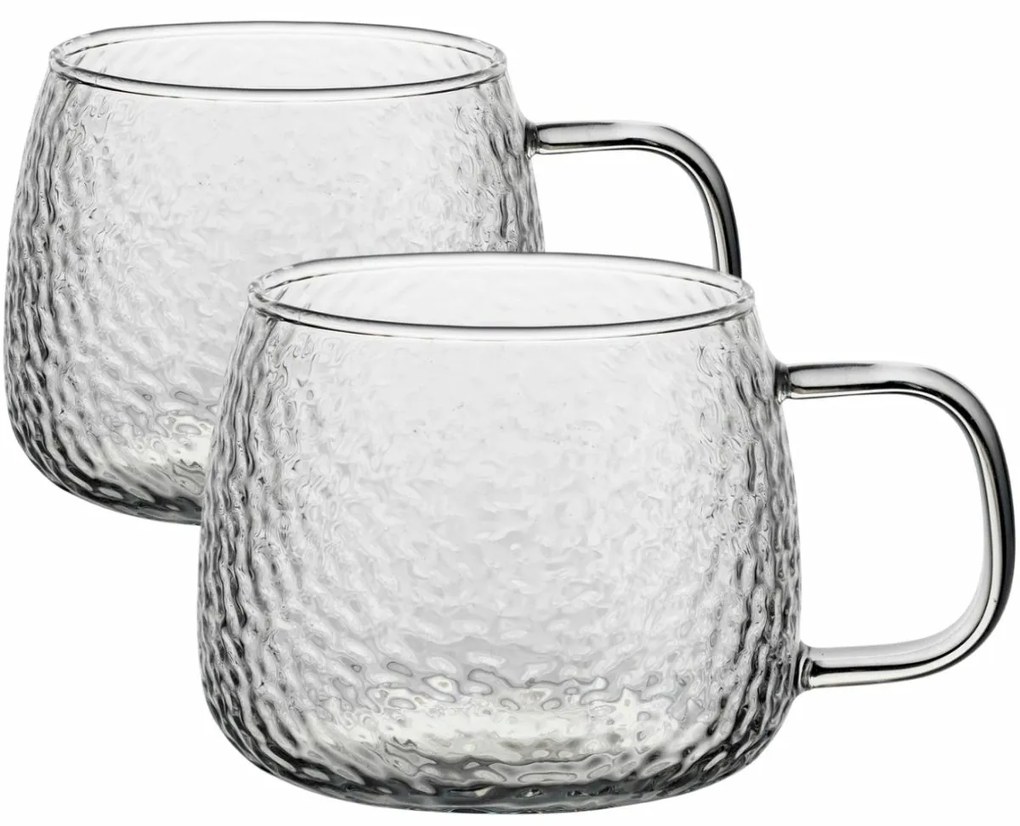 Florina Pahar de sticlă Savia 500 ml, 2 bucăți