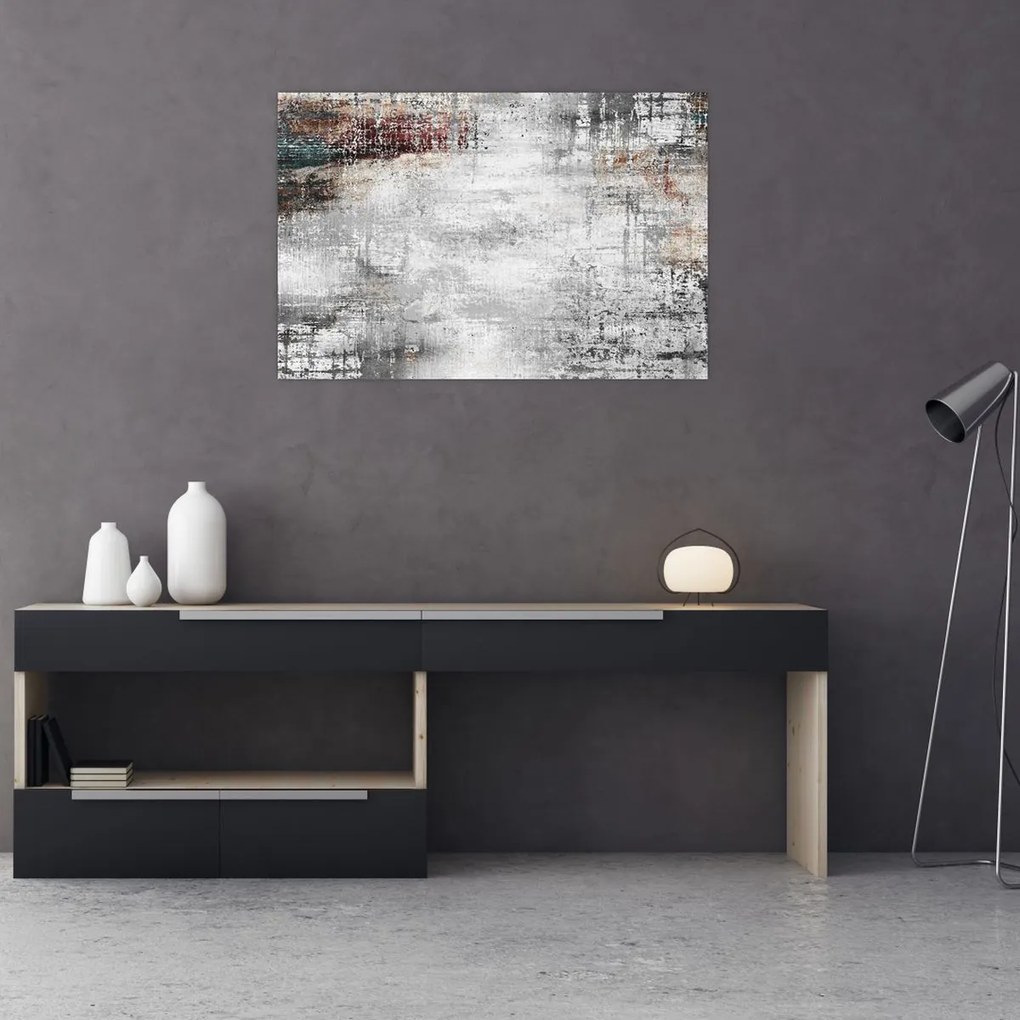 Tablou - Abstract pânză texturată (90x60 cm)