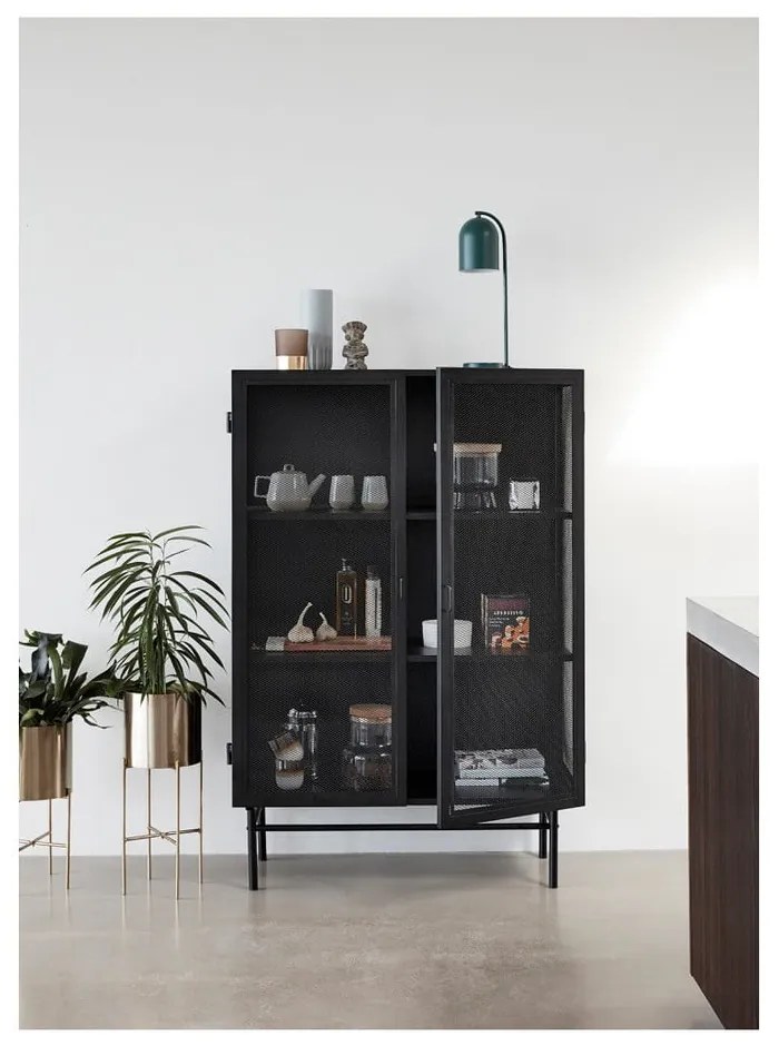 Set 2 ghivece pe piedestal Hübsch Gardo, arămiu