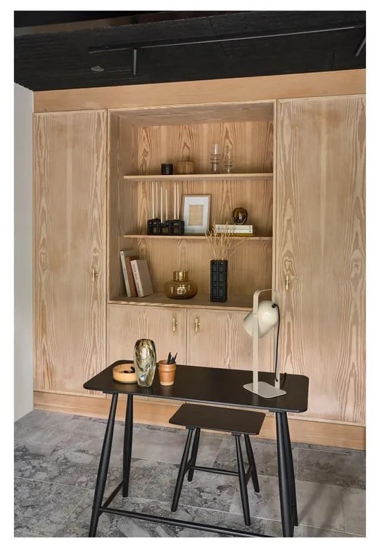 Vază neagră din polirășină lucrată manual (înălțime 30 cm) Lyst – Villa Collection