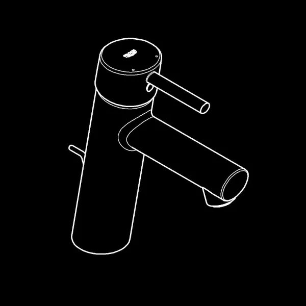 GROHE 23450001 - Baterie pentru lavoar CONCETTO M, crom lucios