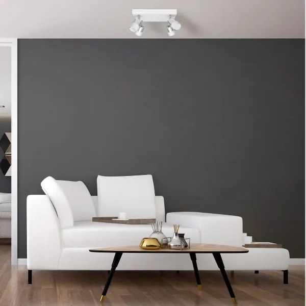 Spot LED TUBSSON 4xGU10/4,8W/230V alb/crom lucios