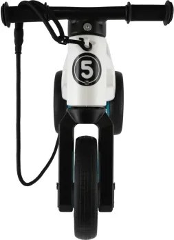Funny Wheels - Bicicletă fără pedale 2 în 1 RIDER SUPER SPORT alb/negru/albastru