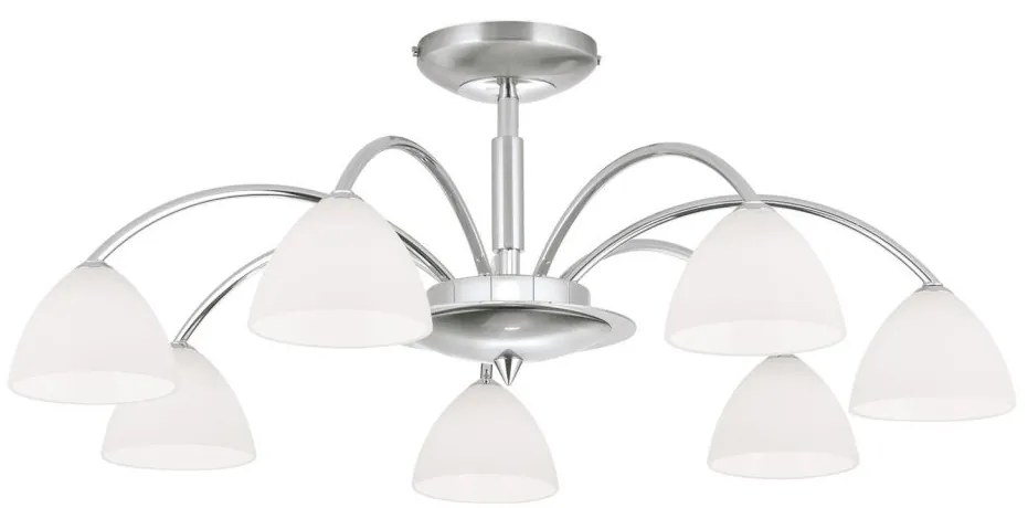 Lustra aplicata 7 brate elegant design modern OPALDESIGN, satin
