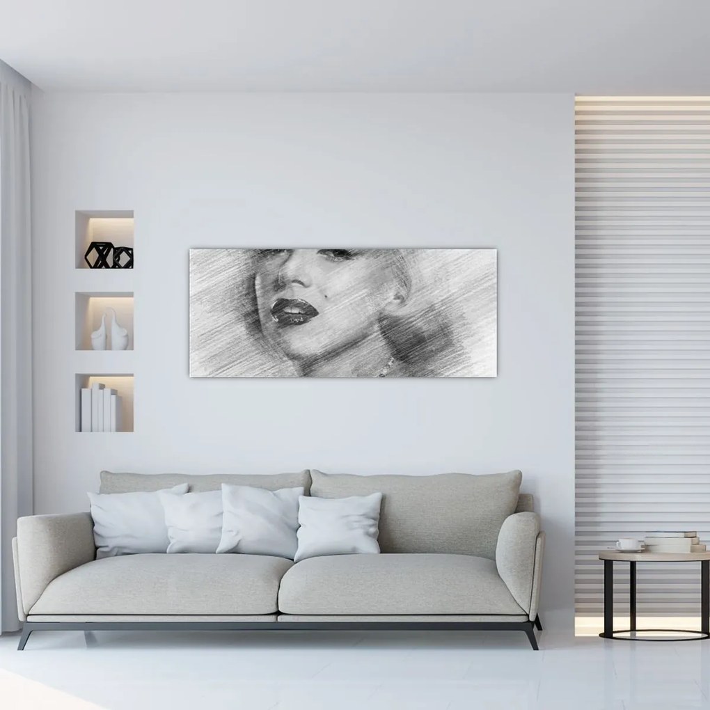 Tablou - Portretul lui Marilyn Monroe (120x50 cm)