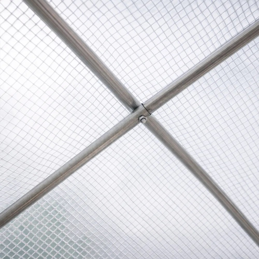 Cort din folie 200x200x300 cm cu cadru ranforsat + folie albă