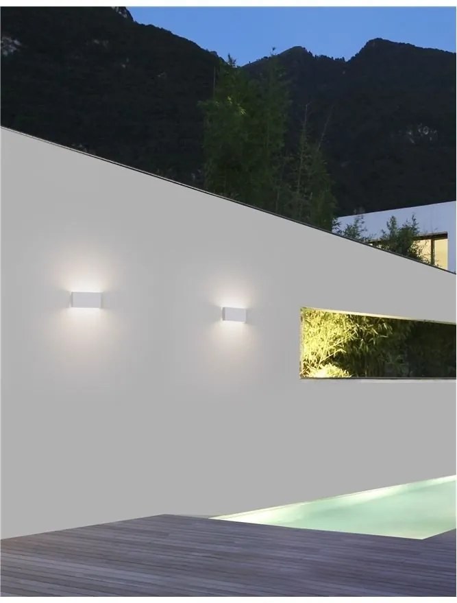 Aplica LED pentru exterior design modern IP54 Mile alb