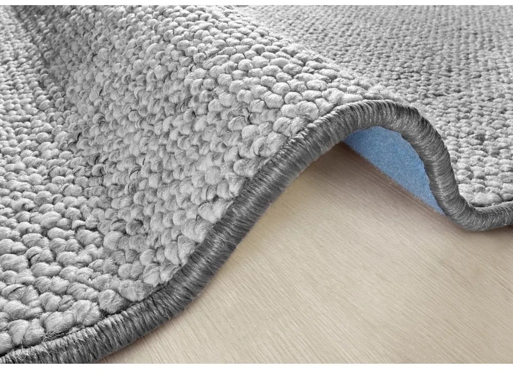 Covor gri rotund ø 200 cm Wolly – BT Carpet