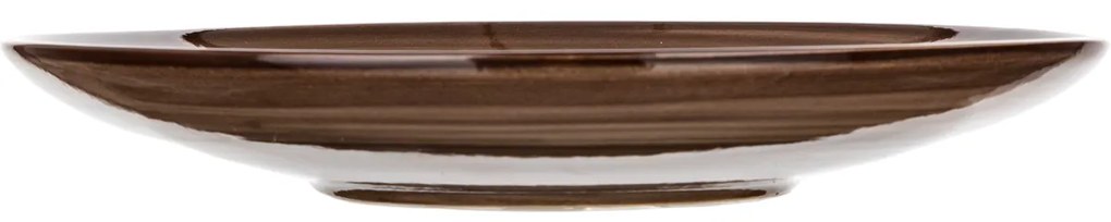 Farfurie întinsă Banquet PALAS, 27 cm, maro
